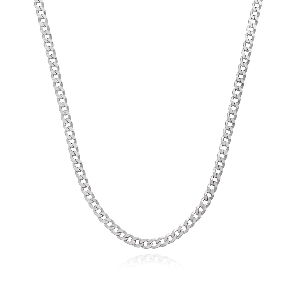 14k Solid Gold Cuban Necklace- 3mm