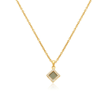 Solid Gold TANAOR Shiny Necklace