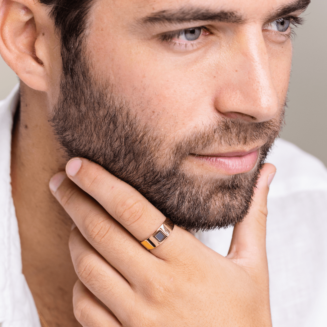 14k Solid Gold Bonding Ring
