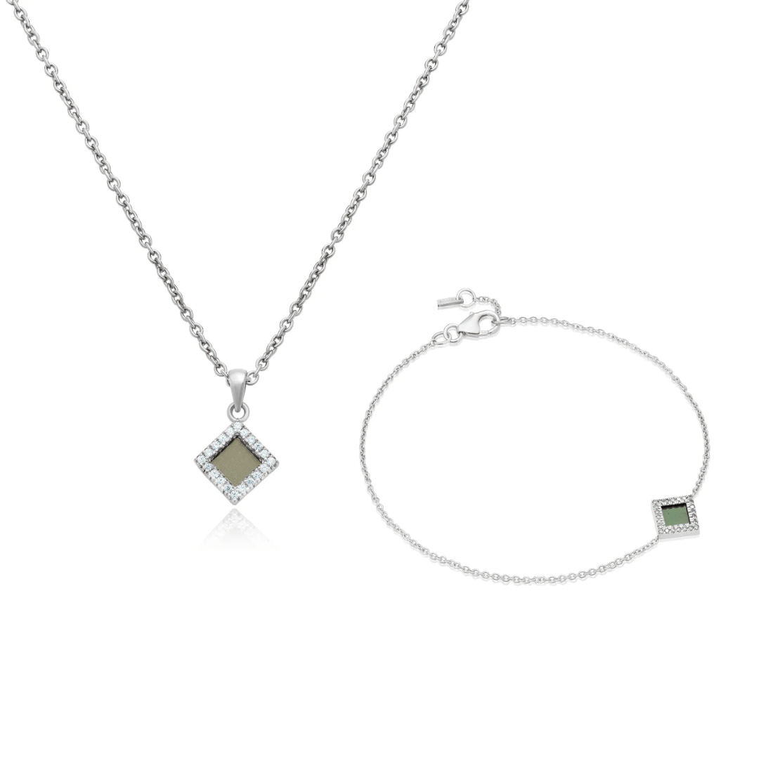 【TATIANA】Shining Chain Necklace★送料無料 Blingz Tatiana 5mm Tennis Necklace - Silver