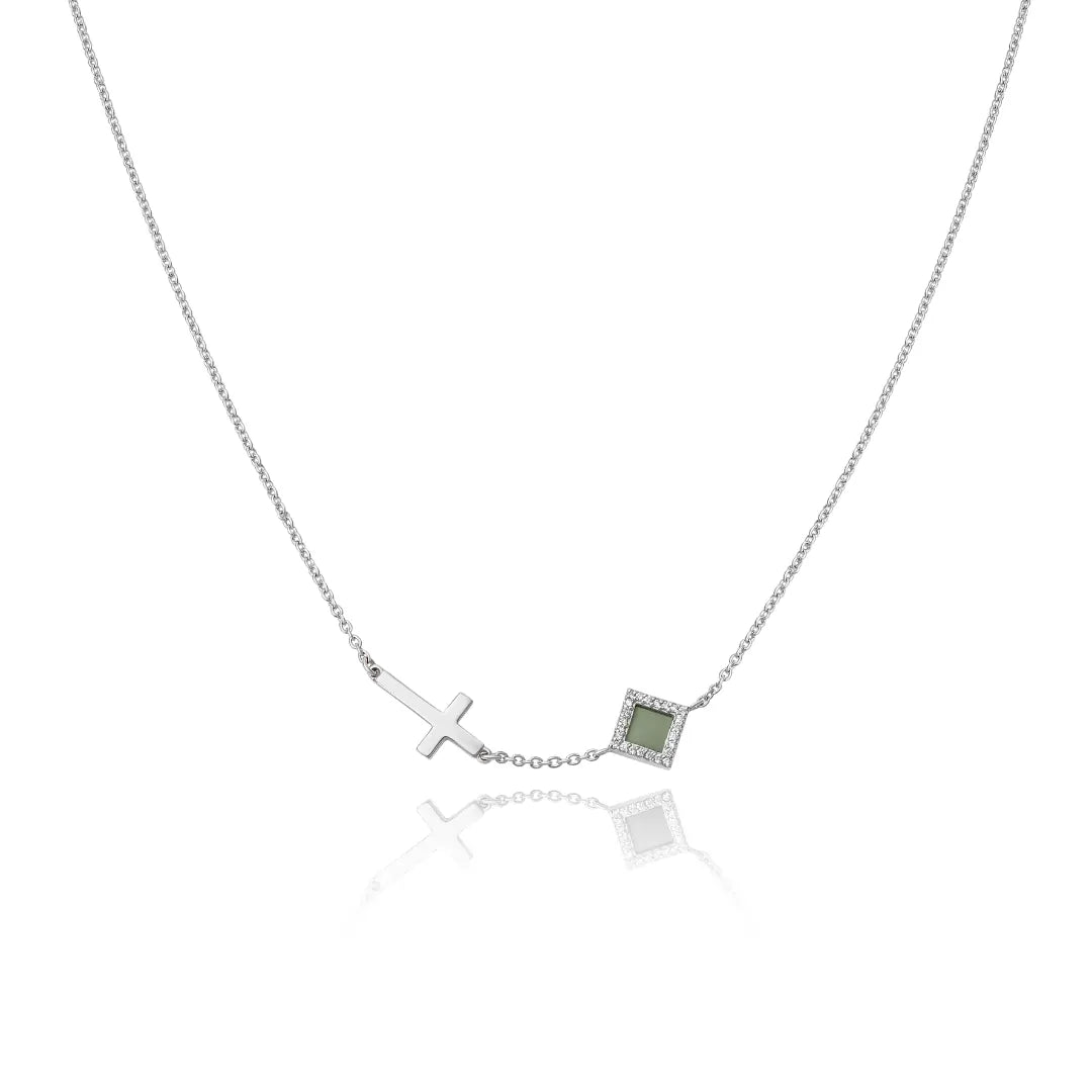 14K The Faith Cross Necklace