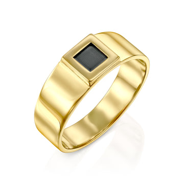 14k Solid Gold Bonding Ring