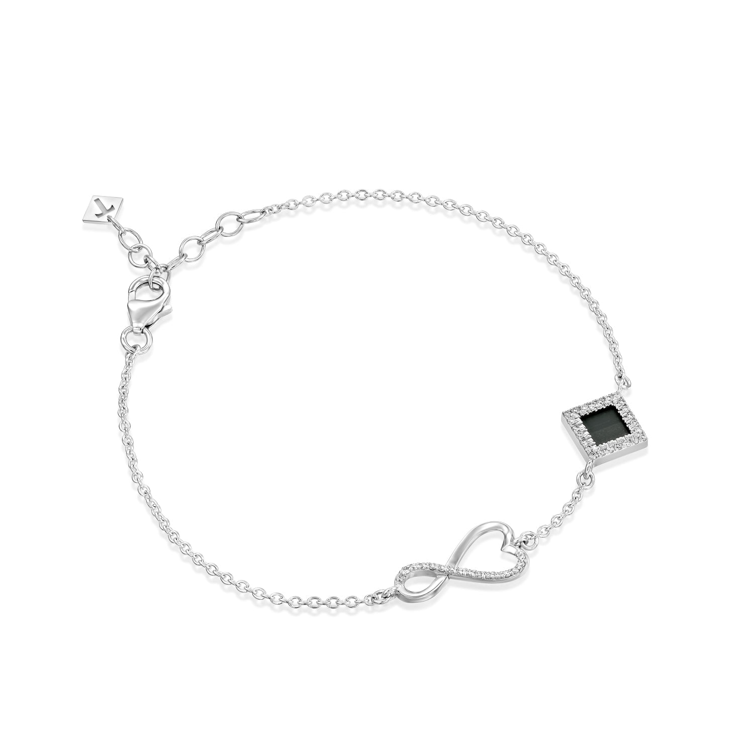 14k Solid Gold Eternal Love Bracelet
