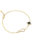 Solid Gold Eternal Love Bracelet