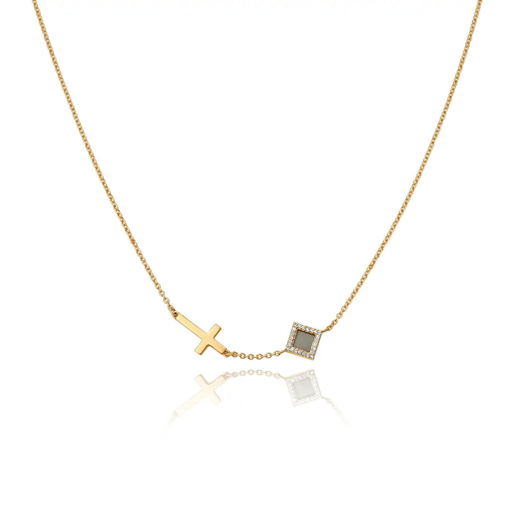 14K The Faith Cross Necklace