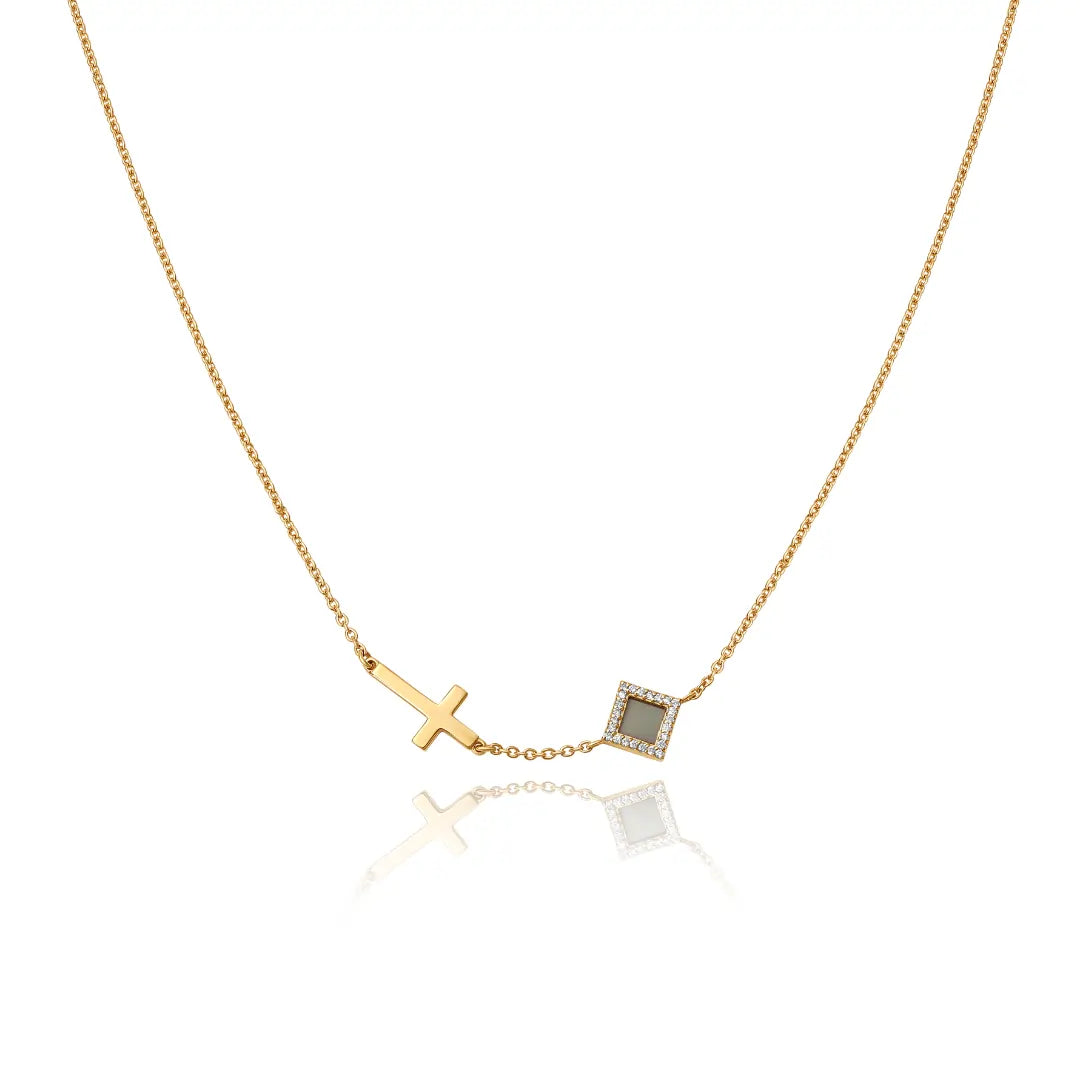 14K The Faith Cross Necklace