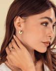 Solid Gold TANAOR Classic Earrings