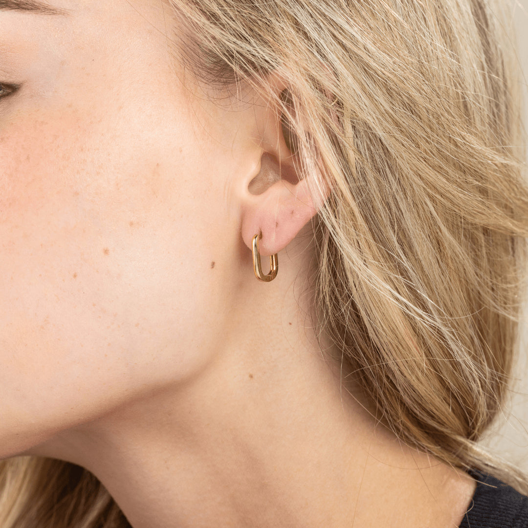 14k Solid Gold Clip Earrings