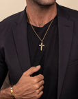 Solid Gold Cross Necklace