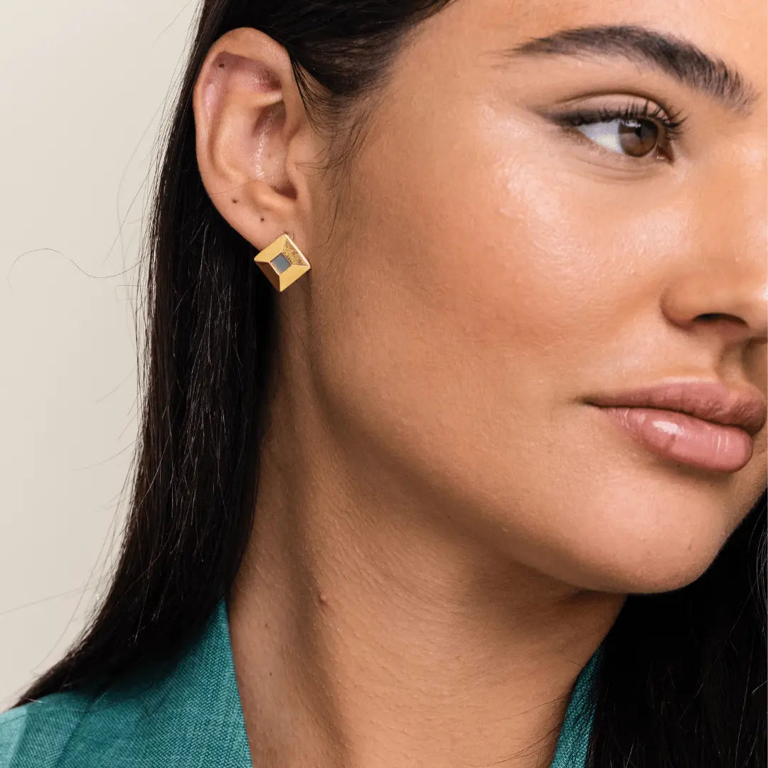 14k Solid Gold TANAOR Classic Earrings