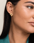 Solid Gold TANAOR Classic Earrings