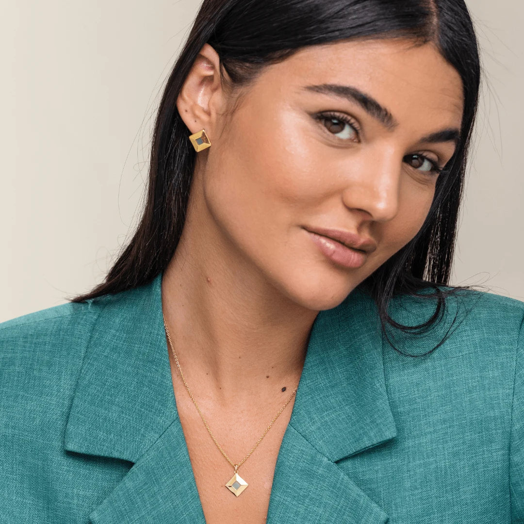 14k Solid Gold TANAOR Classic Earrings