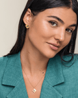 Solid Gold TANAOR Classic Earrings