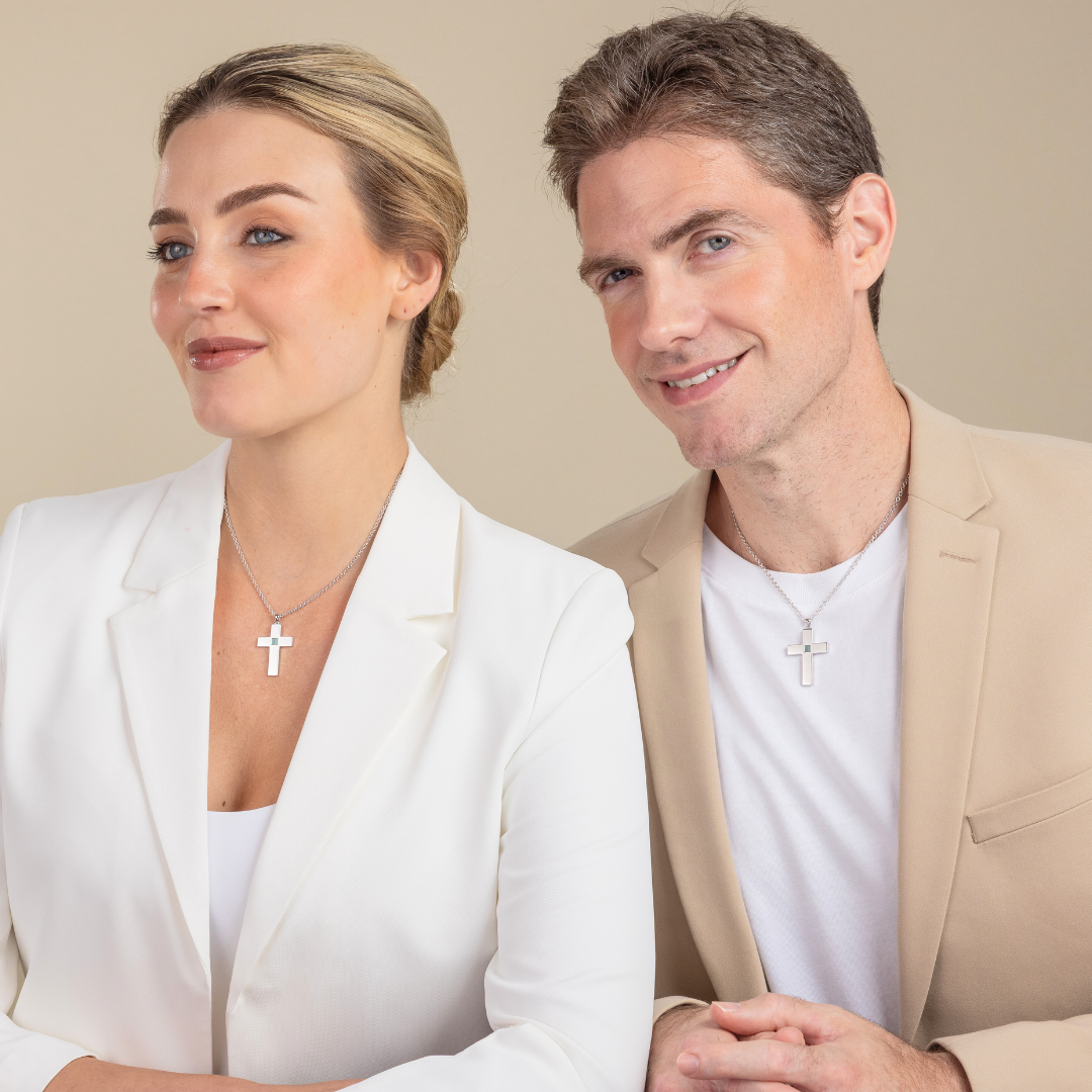 The Cross Necklaces (Couples Set)