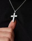 Solid Gold Cross Necklace