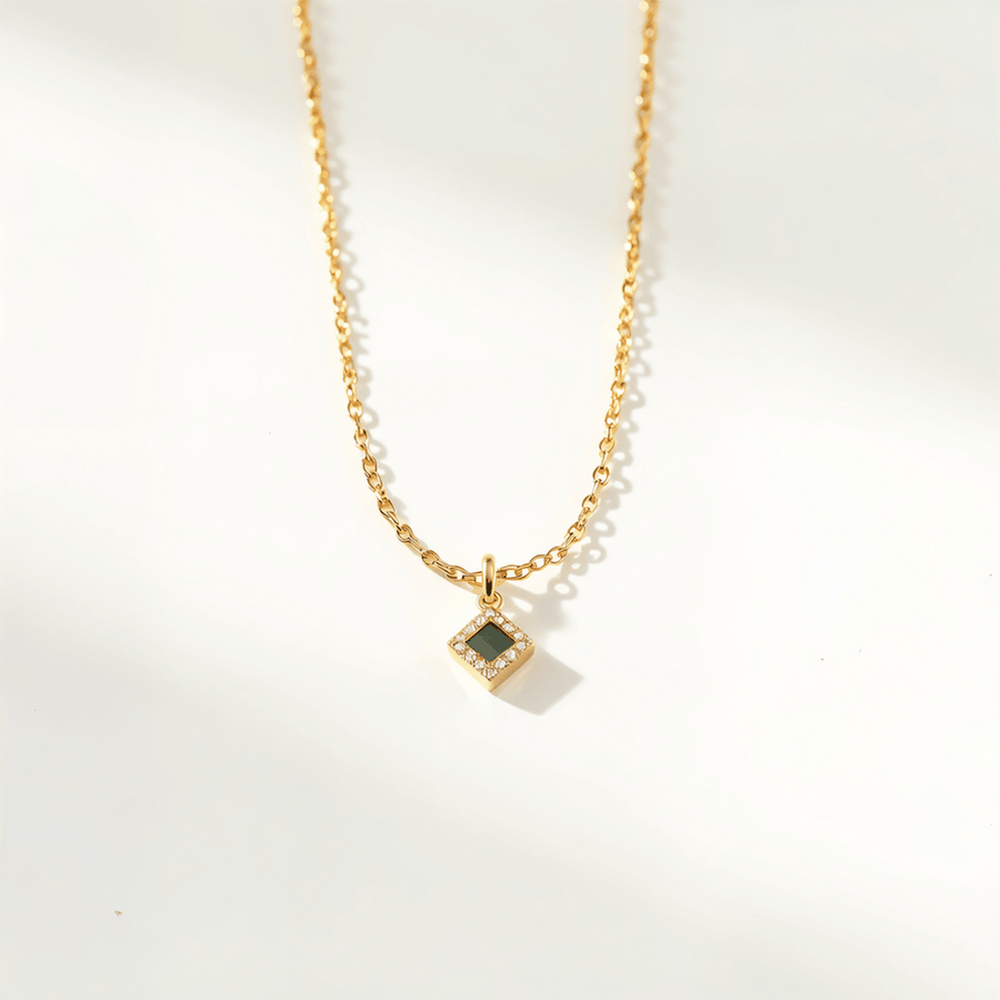 14k Solid Gold TANAOR Shiny Necklace