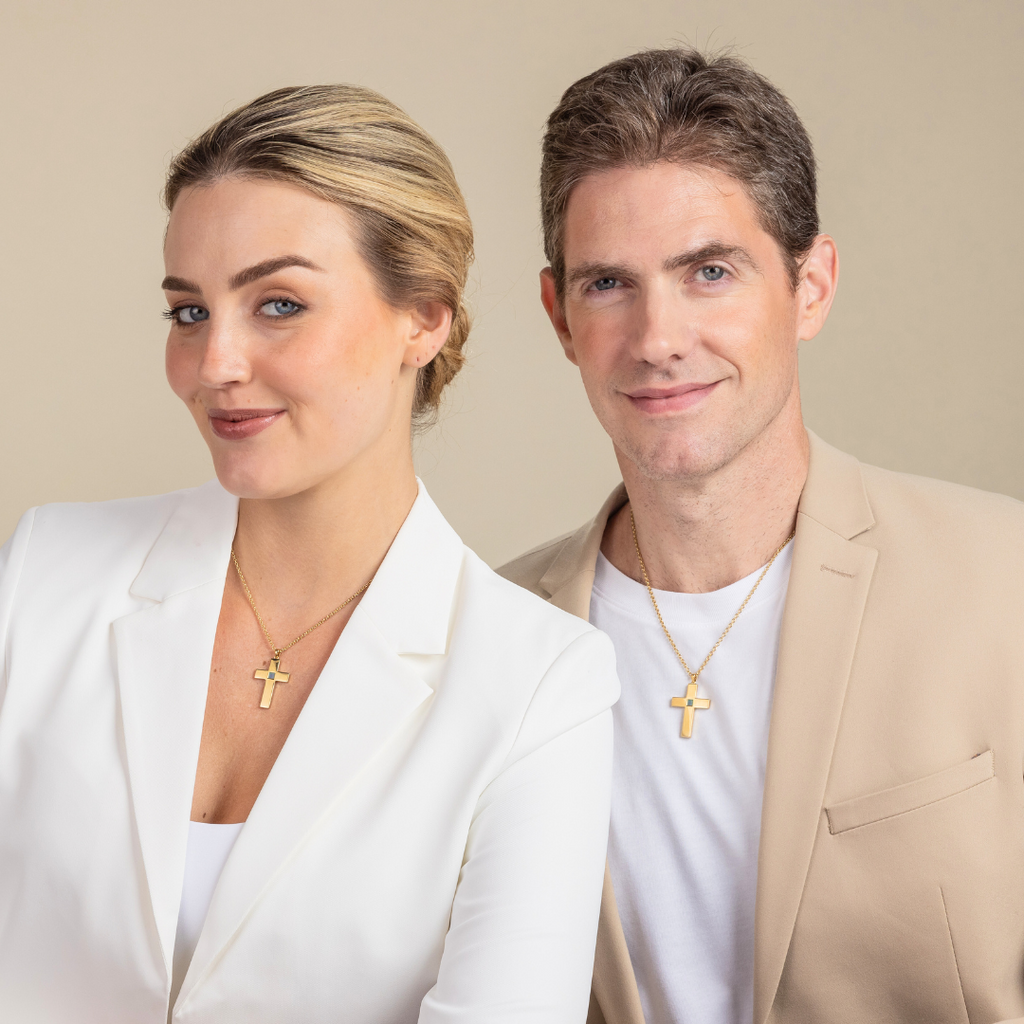 The Cross Necklaces (Couples Set)