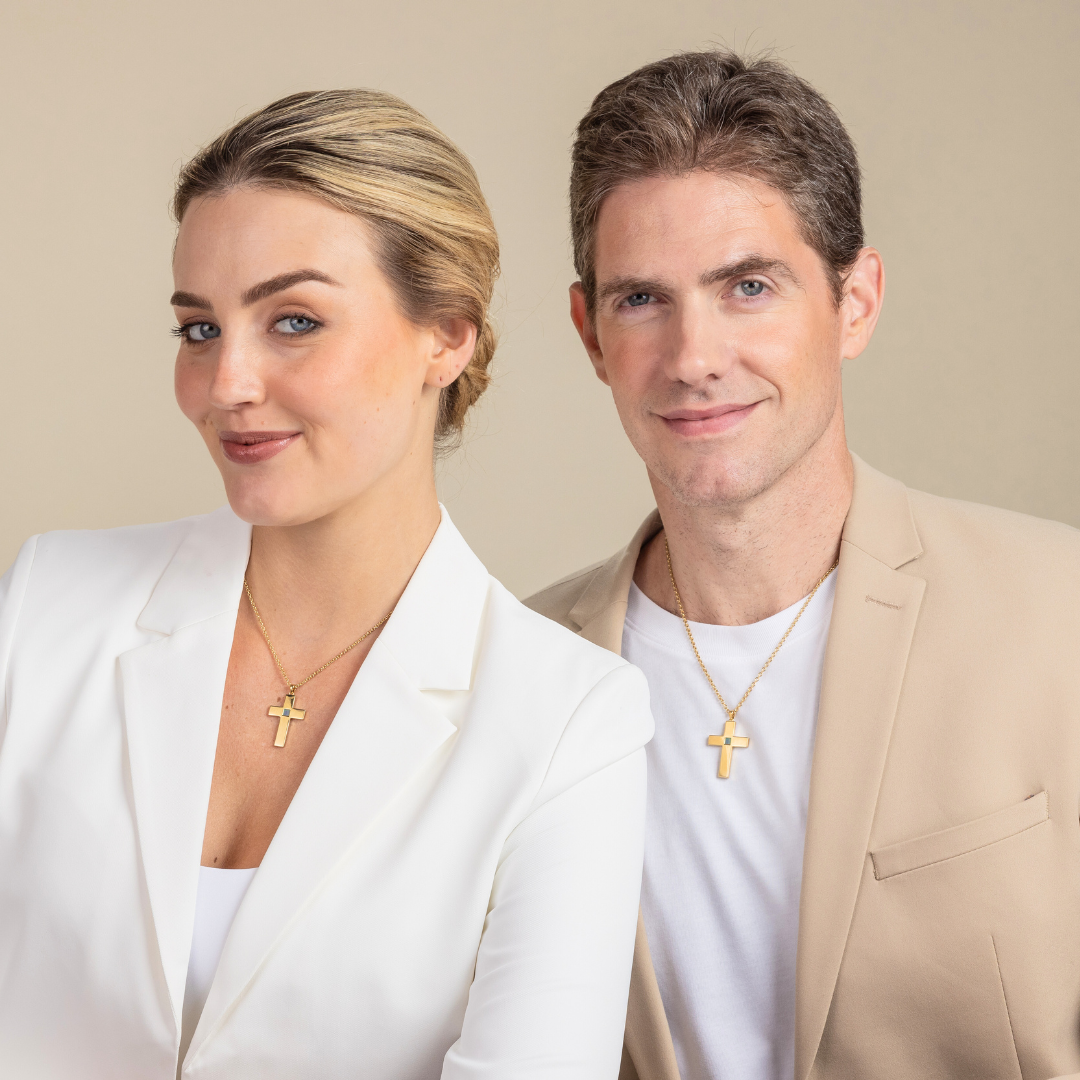 The Cross Necklaces (Couples Set)
