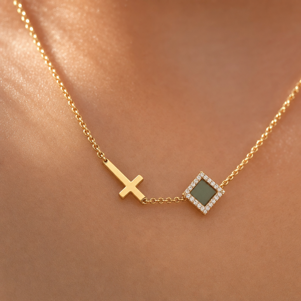 14K The Faith Cross Necklace