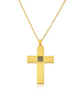 14k Solid Gold Cross Necklace