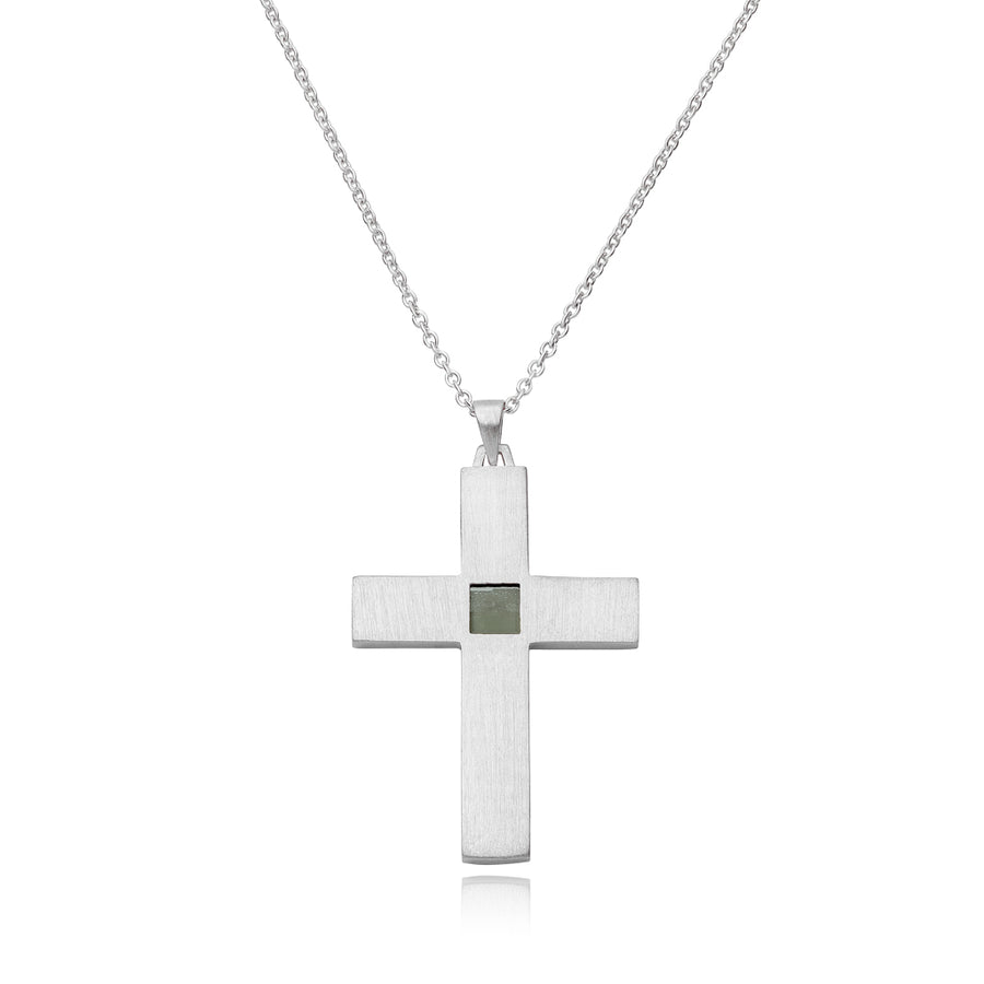 14k Solid Gold Cross Necklace