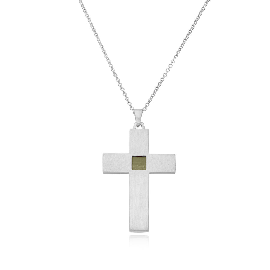 14k Solid Gold Cross Necklace