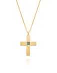 Solid Gold Cross Necklace