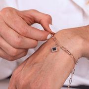 Shiny Paper Clip Bracelet - Premium Collection