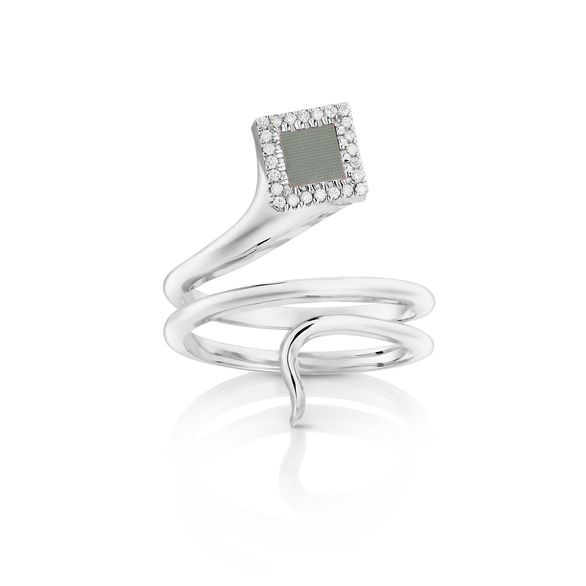 14k Solid Gold Healing Ring