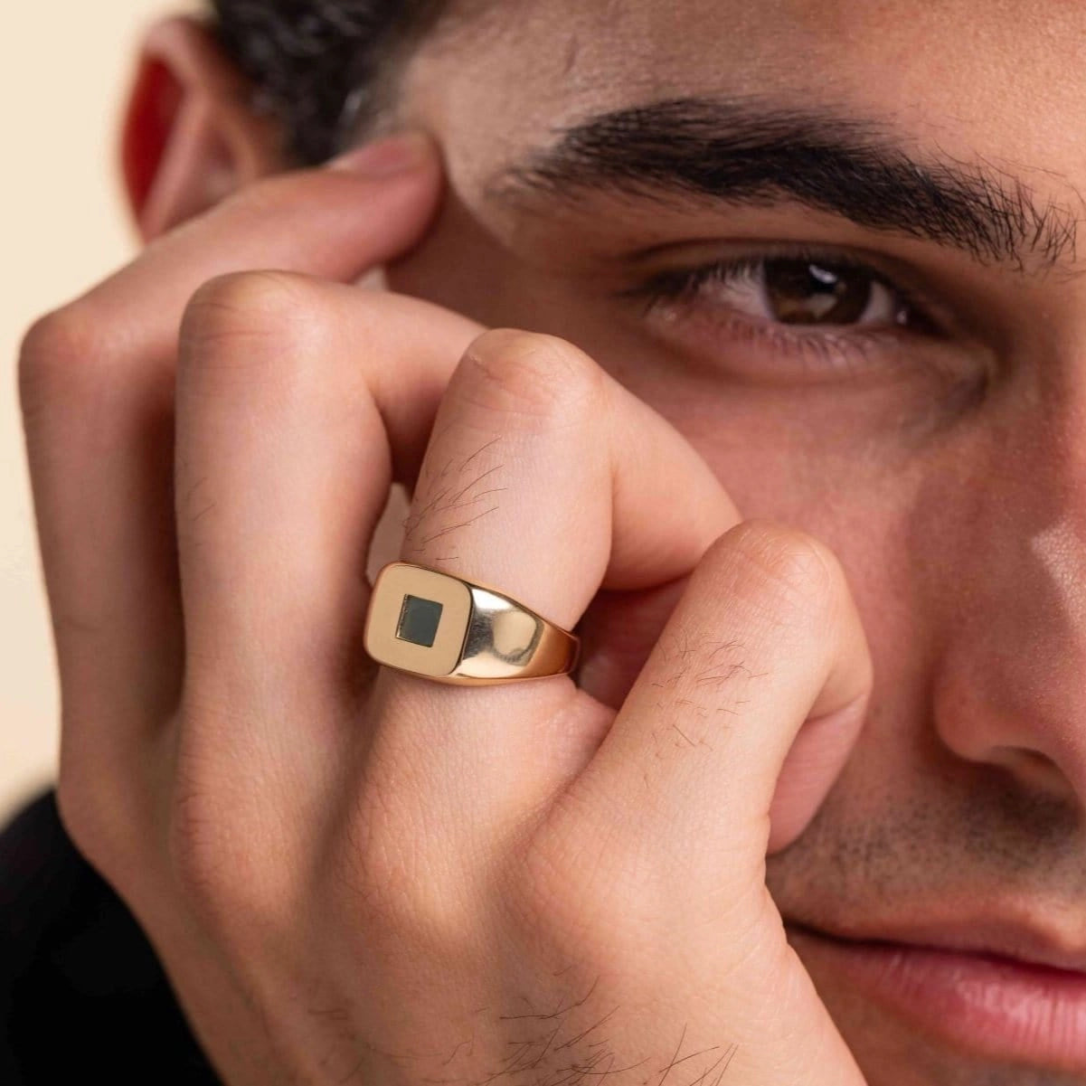 14k Solid Gold Signature Ring