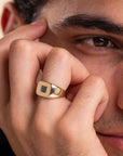 Solid Gold Signature Ring