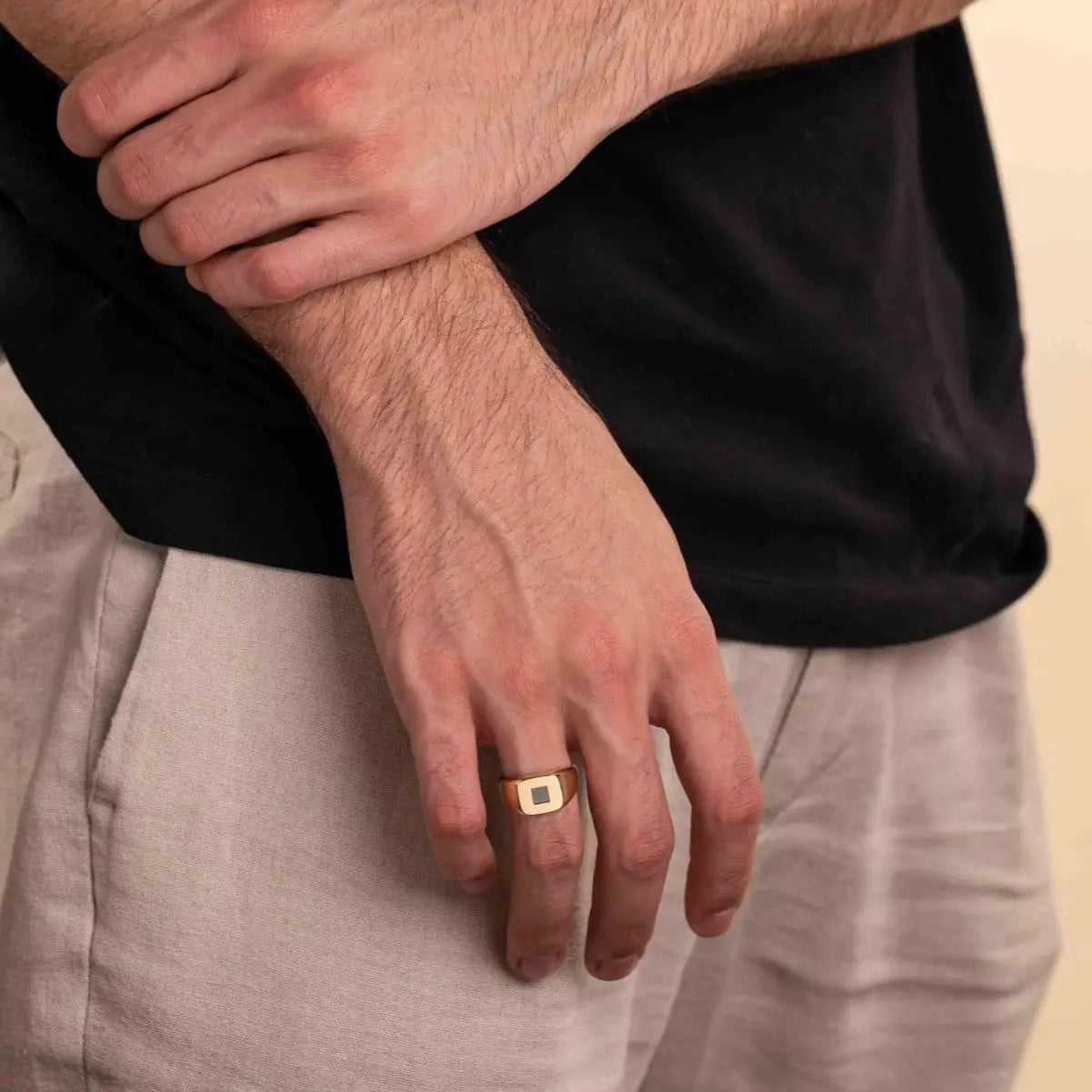 14k Solid Gold Signature Ring