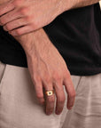 Solid Gold Signature Ring