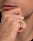 Solid Gold Signature Ring