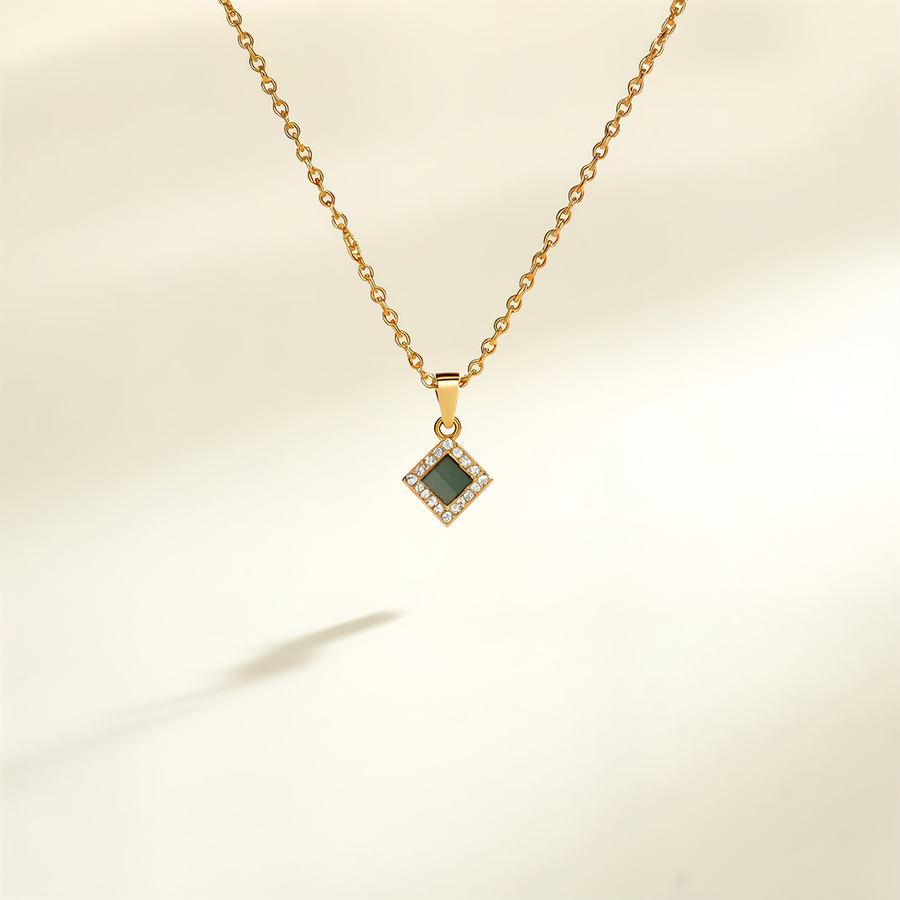 14k Solid Gold TANAOR Shiny Necklace