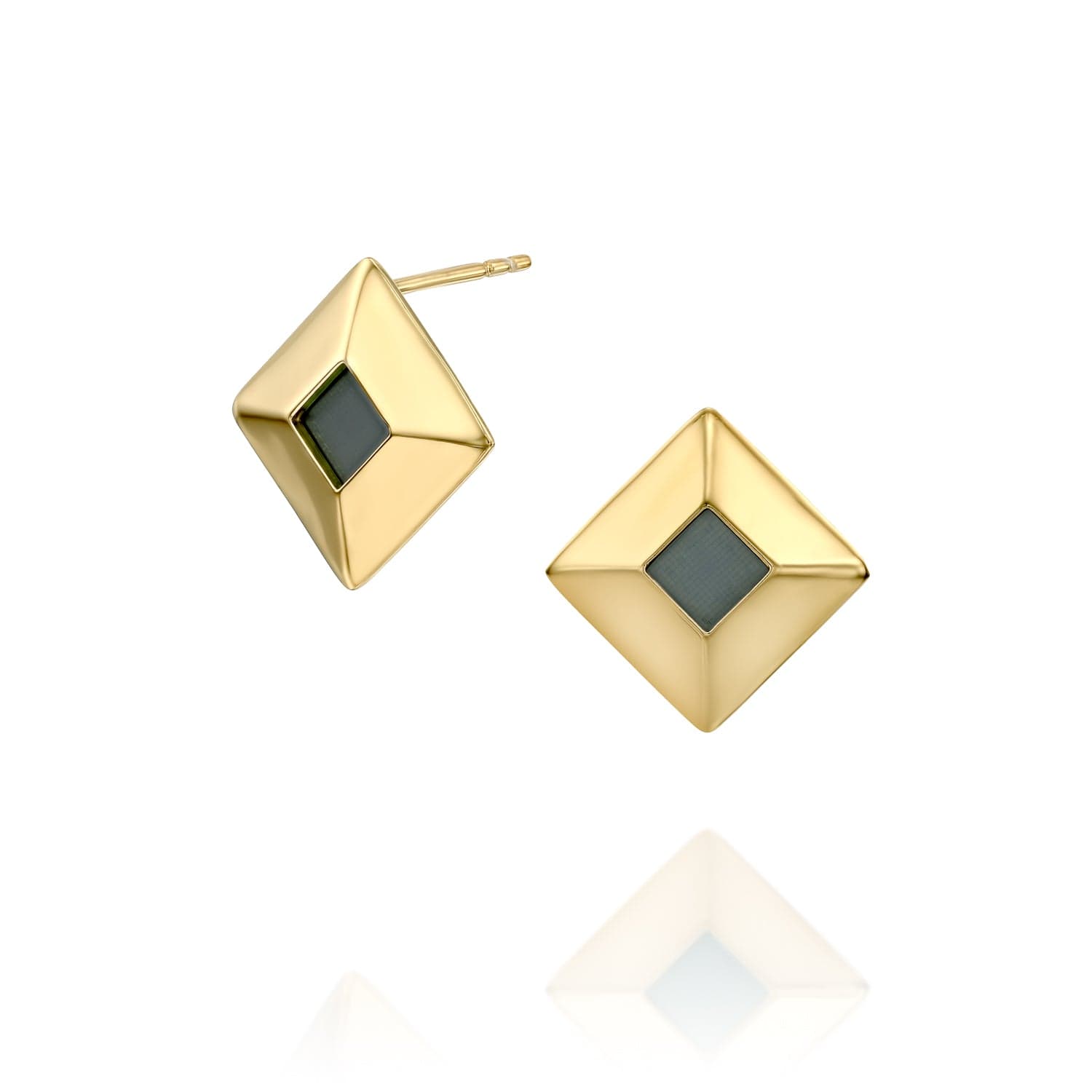 14k Solid Gold TANAOR Classic Earrings