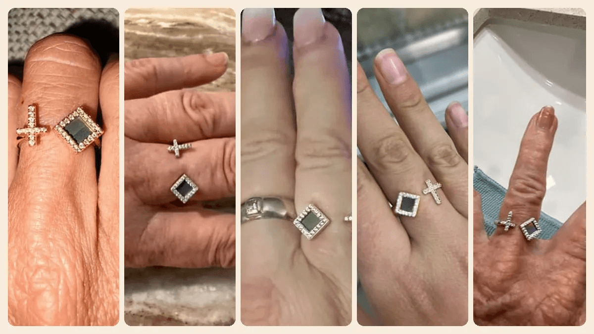 Cross Bible Ring - real customer photos