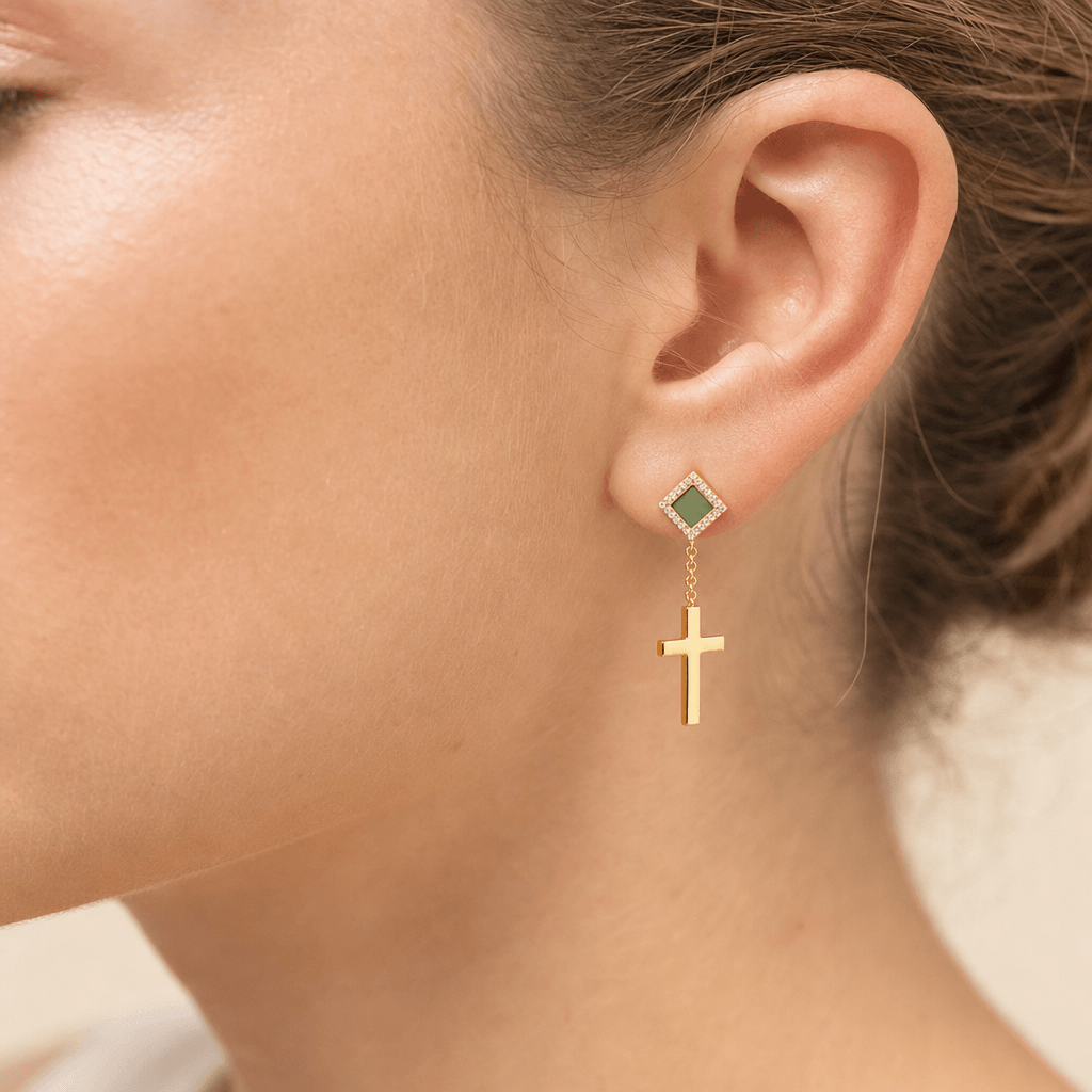 The Cross Earrings