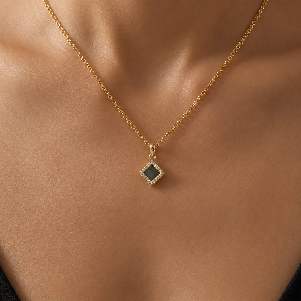 14k Solid Gold TANAOR Shiny Necklace