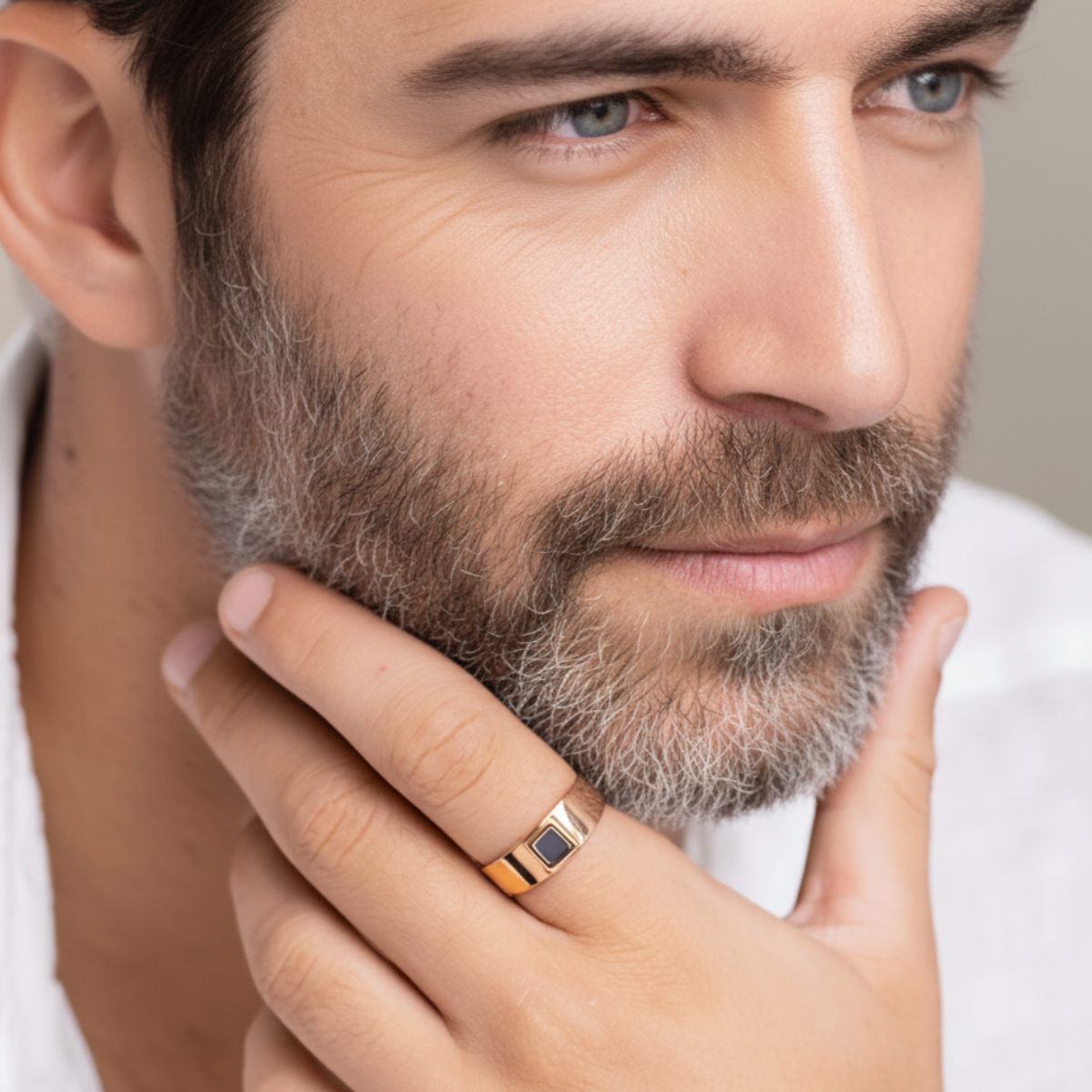 14k Solid Gold Bonding Ring