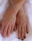 14k Solid Gold Butterfly Bracelet