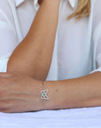 14k Solid Gold Butterfly Bracelet