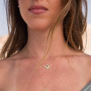 V Shiny Necklace- Premium Collection