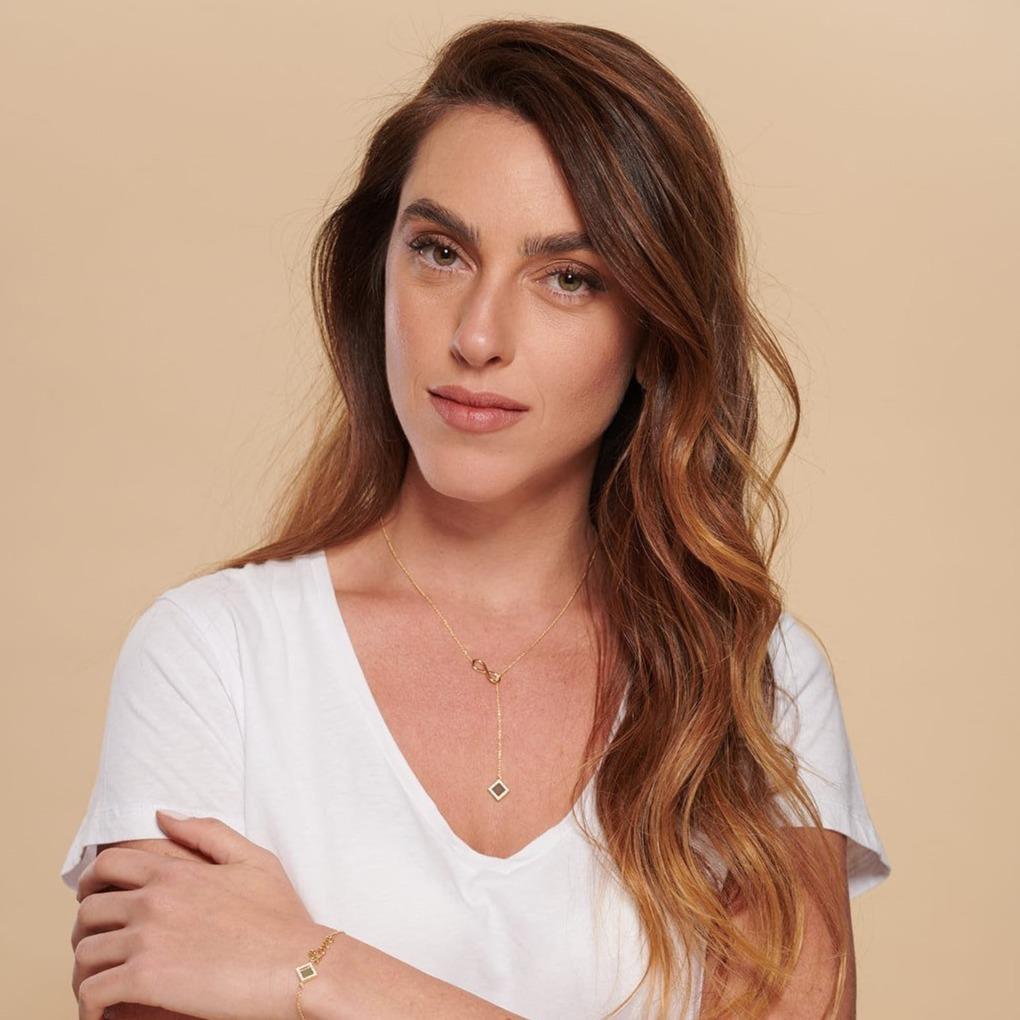 14k Solid Gold Infinity Necklace