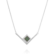 V Shiny Necklace- Premium Collection